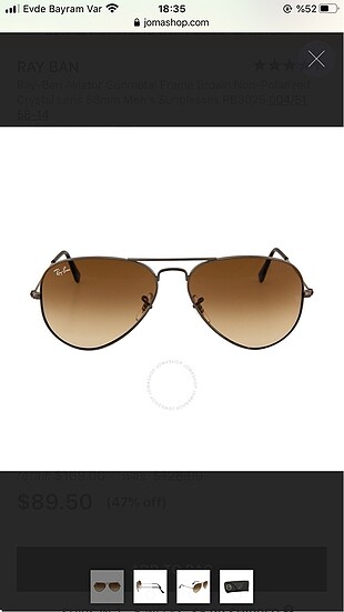 Ray-Ban aviator