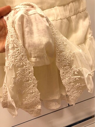 xs Beden beyaz Renk Mudo fırfırlı elbise