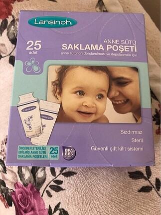Lansinoh 25 Li süt saklama poşeti