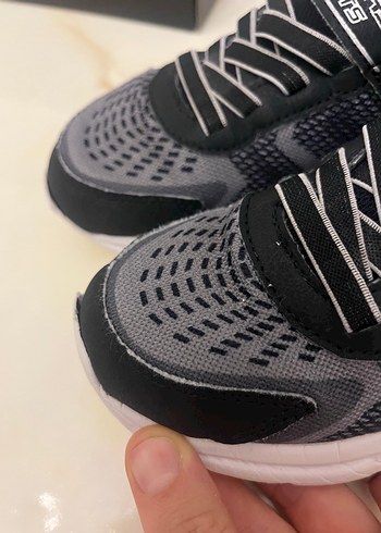 Erkek Çocuk Siyah Spor Ayakkabı - Görsel 4