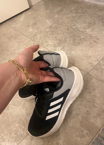 Siyah Adidas spor ayakkabı - Görsel 6