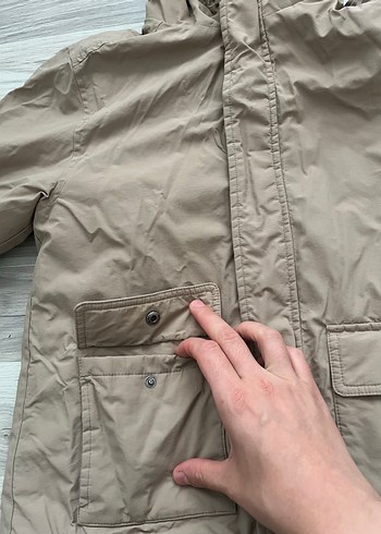 Kürklü Kapüşonlu mont - Görsel 6