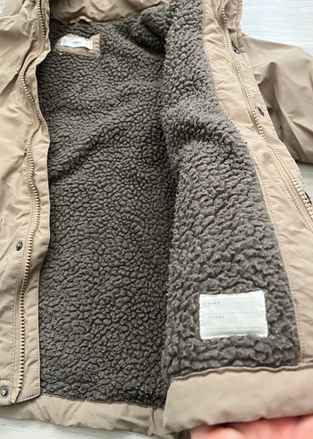 Kürklü Kapüşonlu mont - Görsel 3