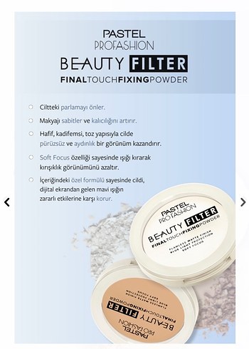Pastel Pro Fashion Sabitleyici Pudra - Görsel 4