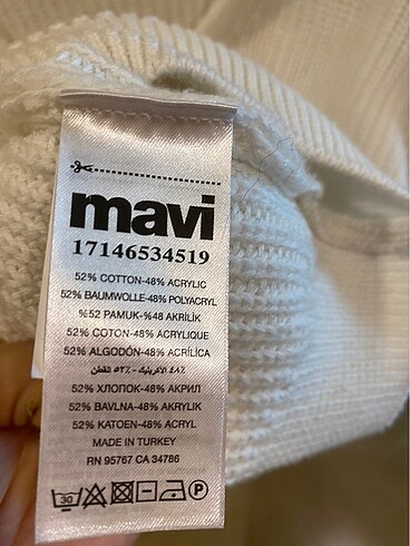 s Beden beyaz Renk Mavi Jeans Hırka