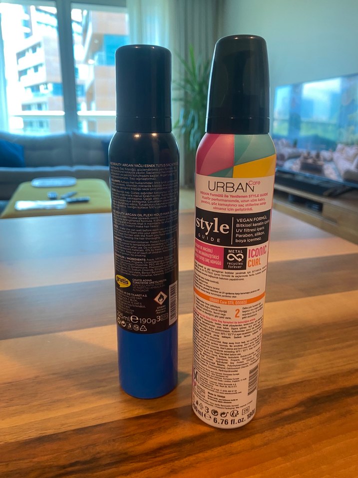 2 adet Saç Köpüğü birden - Görsel 2