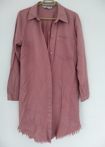 Keten Gömlek Tunik - Görsel 3