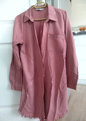 Keten Gömlek Tunik - Görsel 8