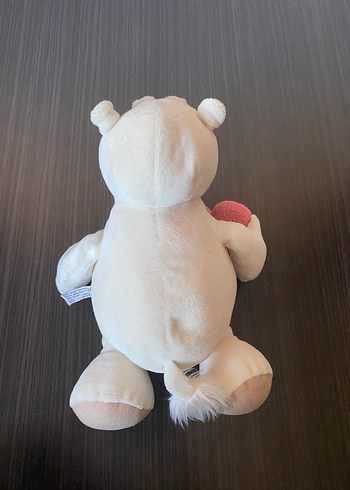 Kalp Detaylı Bej Peluş Oyuncak - Görsel 6