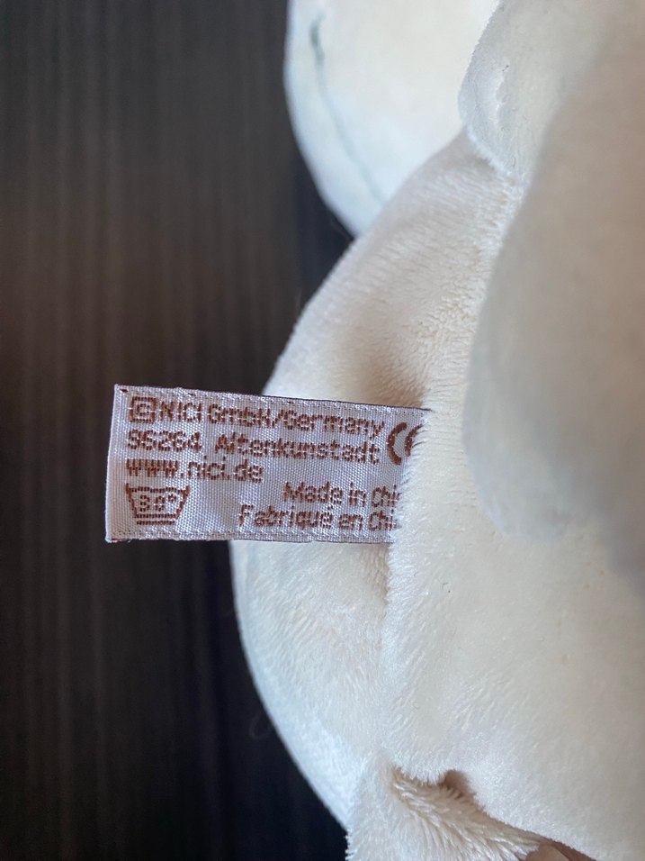 Kalp Detaylı Bej Peluş Oyuncak - Görsel 5