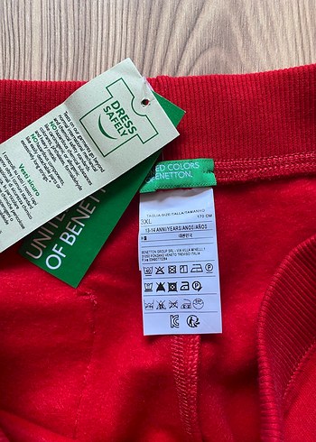 Kırmızı Erkek Çocuk Eşofman Altı Rahat Kesim - Görsel 3