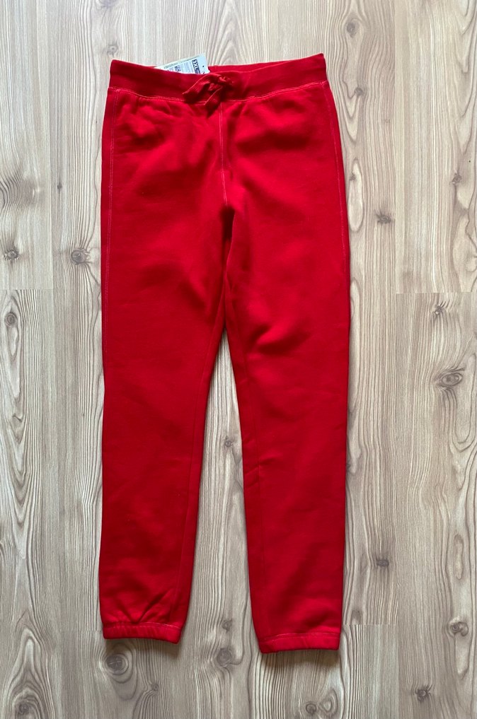 Kırmızı Erkek Çocuk Eşofman Altı Rahat Kesim - Görsel 2