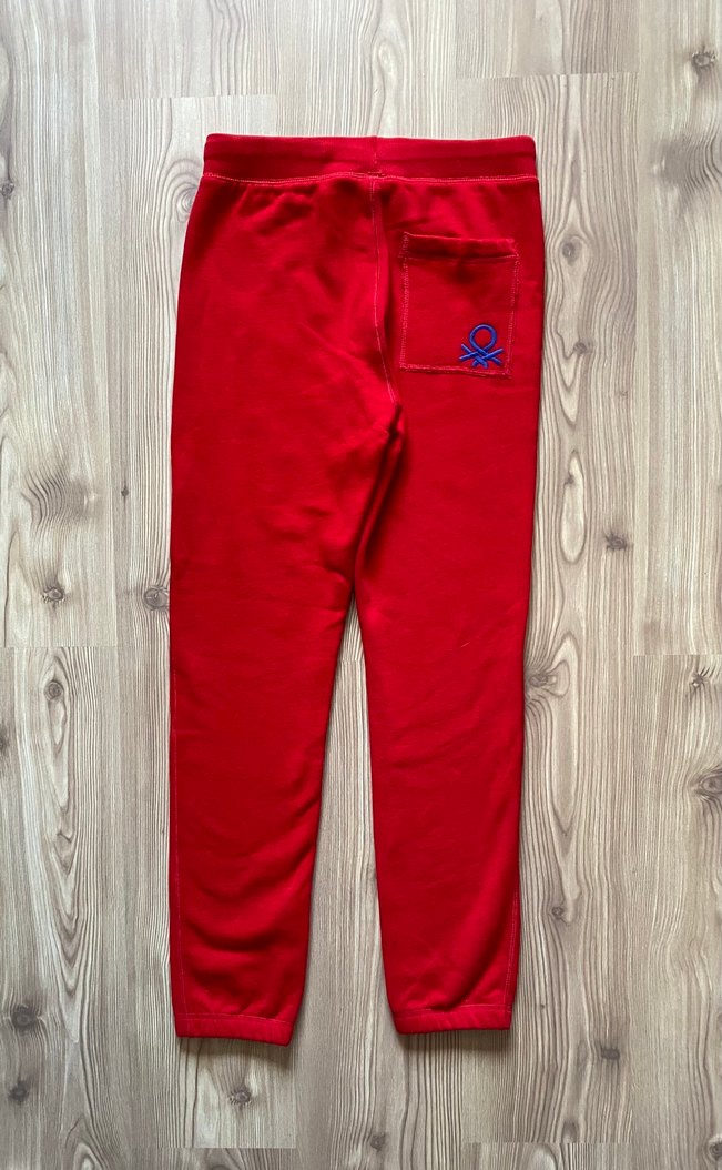 Kırmızı Erkek Çocuk Eşofman Altı Rahat Kesim - Görsel 4