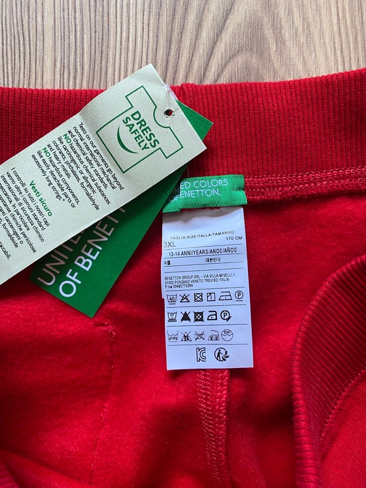 Kırmızı Erkek Çocuk Eşofman Altı Rahat Kesim - Görsel 3