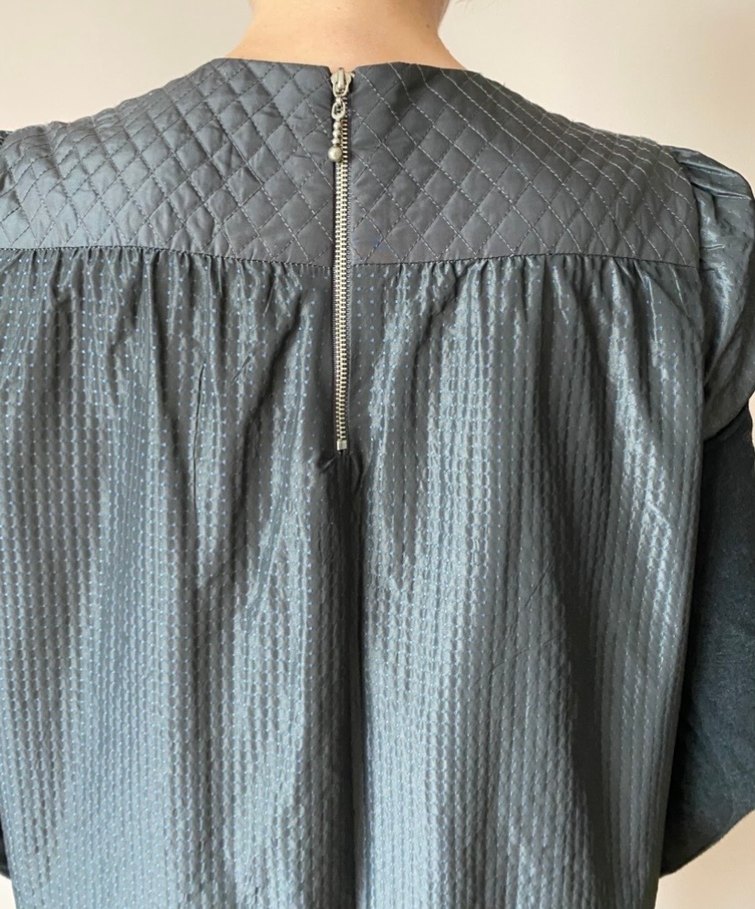 Gri Midi Günlük Elbise - Görsel 3