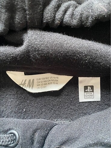 13-14 Yaş Beden H&M orijinal sweatshirt 12-14 yaş