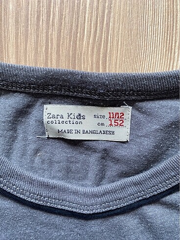 Zara Zara orijinal gri rengi tişört 11-12 yaş