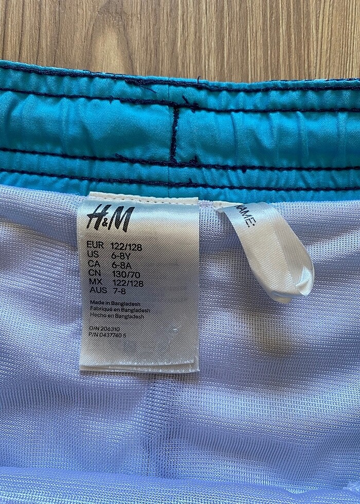 H&M orijinal deniz şortu 6-8 yaş - Görsel 2