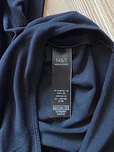 Marks & Spencer Marks & Spencer orijinal siyah rengi body S bedeni