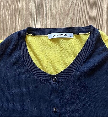 Lacoste Lacoste orijinal 3 rengi 0 pamuklu hırka, S bedeni