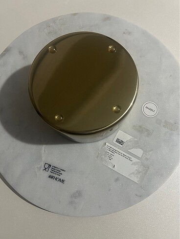 Beden beyaz Renk H&m home Mermer kek standı