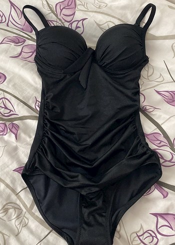 Dagi Siyah İnce Askılı Kadın Mayo - Görsel 2