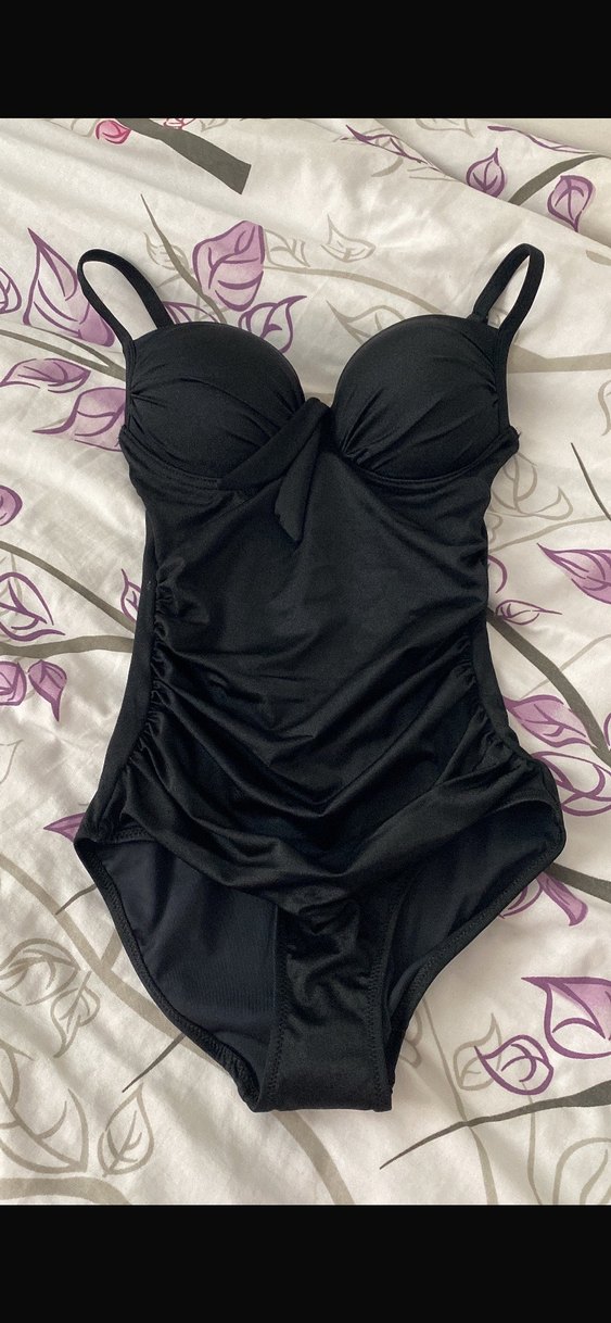 Dagi Siyah İnce Askılı Kadın Mayo - Görsel 2