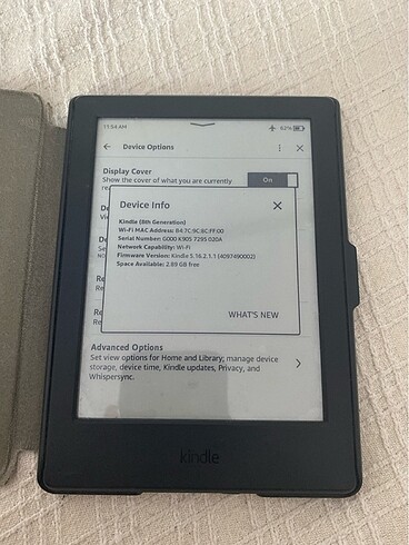 Beden Kindle PaperWhite 8th Generation