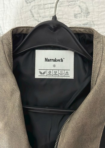 Diğer Erkek Deri Biker Mont Fermuarlı