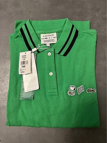 l Beden yeşil Renk Lacoste elbise