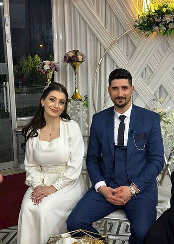 universal Beden Uzun Kollu Drapeli Beyaz Abiye Elbise özel tasarım söz nişan