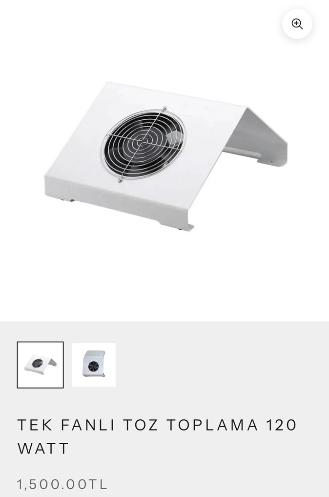 80W Yüksek Güçlü Tırnak Tozu Toplayıcı sıfır - Görsel 4