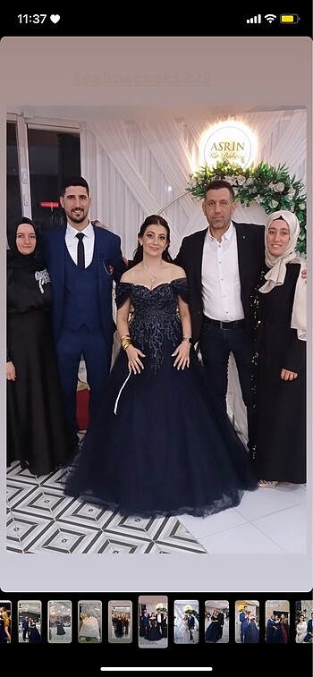 Diğer Lento moda lacivert abiye nişan elbisesi