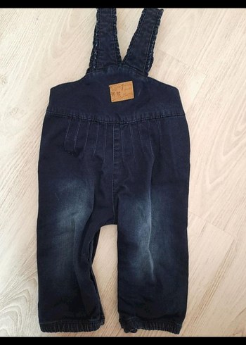 Kanz Kanz marka hic giyilmemiş Kız Çocuk Lacivert Denim Tulum
