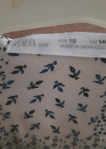 Zara Zara Desenli Uzun Bej Elbise