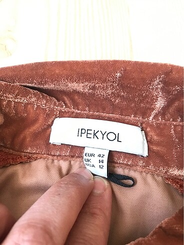 ipekyol Kadife şık gömlek