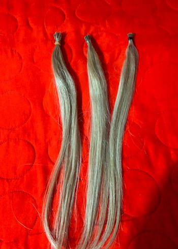 Gri İpeksi Püsküllü Kadın Saç Aksesuarı - Görsel 2