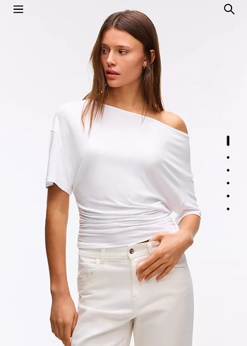 Siyah Mini Saten Salaş Bluz - Görsel 2