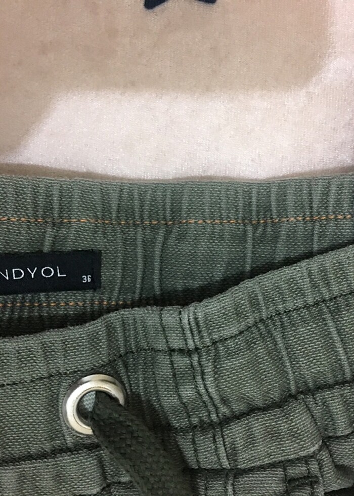 Eskitme görünümlü  pantolon - Görsel 2