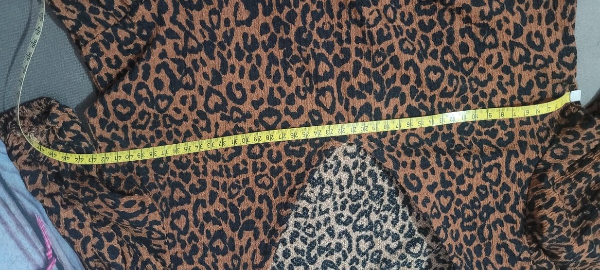 stradivarius Kahverengi Leopar Desenli Salaş  Elbise - Görsel 5