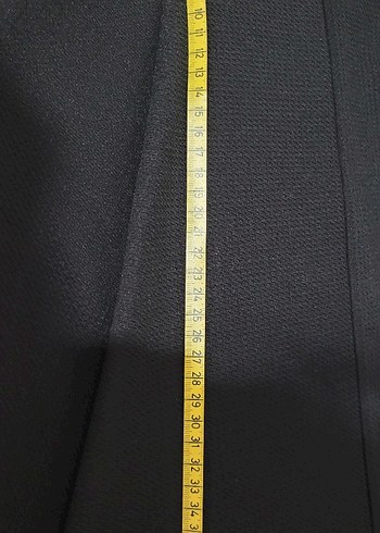 ambar Siyah Piliseli Midi Etek - Görsel 7