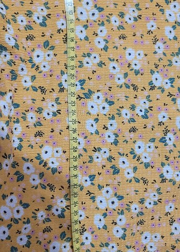 bershka Sarı Çiçekli  Elbise - Görsel 5