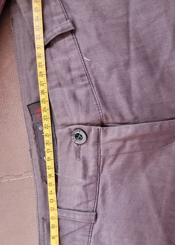 Gri Kemerli Kadın  Pantolon - Görsel 5