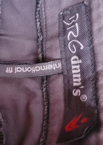 Gri Kemerli Kadın  Pantolon - Görsel 3