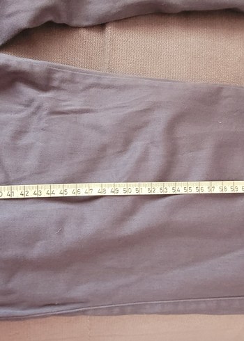 Gri Kemerli Kadın  Pantolon - Görsel 6