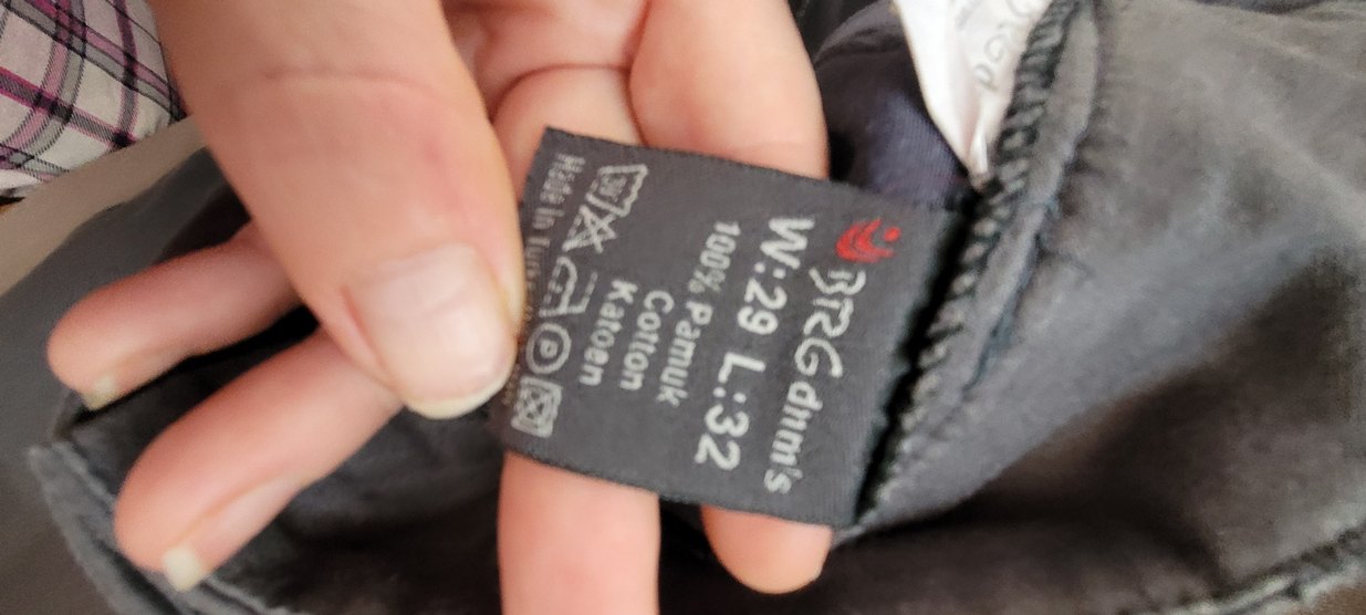 Gri Kemerli Kadın  Pantolon - Görsel 4