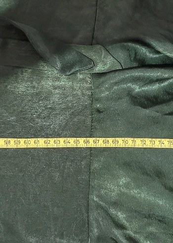 trendyol Kolsuz V Yakalı Uzun Yeşil Kadın Abiye Elbise - Görsel 8