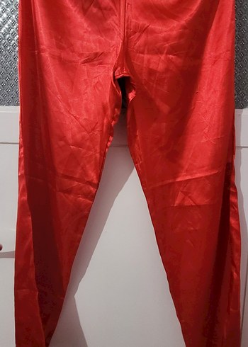 miorre satenKırmızı Pijama Takımı - Görsel 4