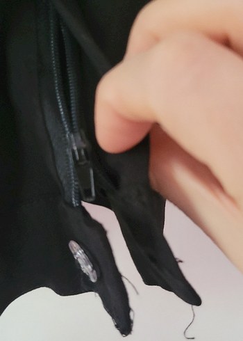 Siyah Midi Kumaş Pantolon - Görsel 3