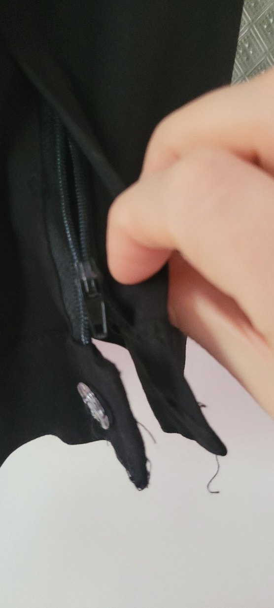 Siyah Midi Kumaş Pantolon - Görsel 3